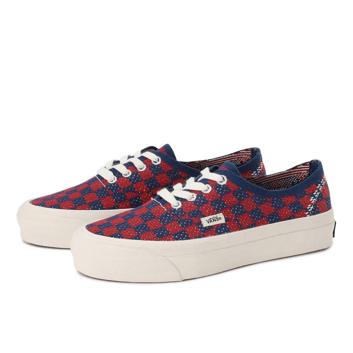 VN000EJCRDB Vans Premium Authentic 44 EK Punk Check Red Blue (Men's)