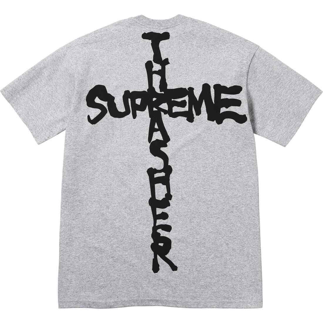 Supreme Thrasher Cross Tee Heather Grey