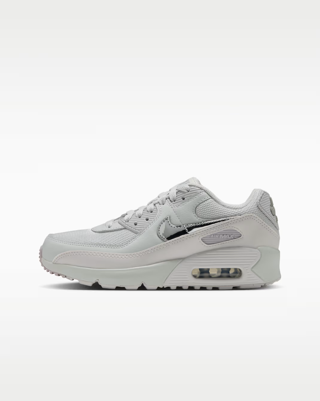 Nike GS Air Max 90 Photon Dust/Vast Grey/Silver Lilac/Metallic Silver