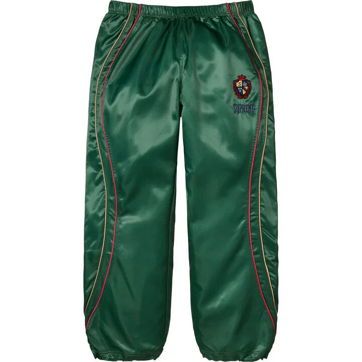 Supreme Satin Track Pant Green