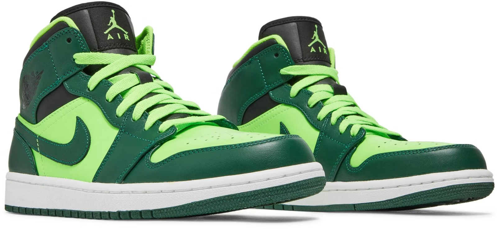 554724-330 Nike Air Jordan 1 Mid "Gorge Green" (Men's)