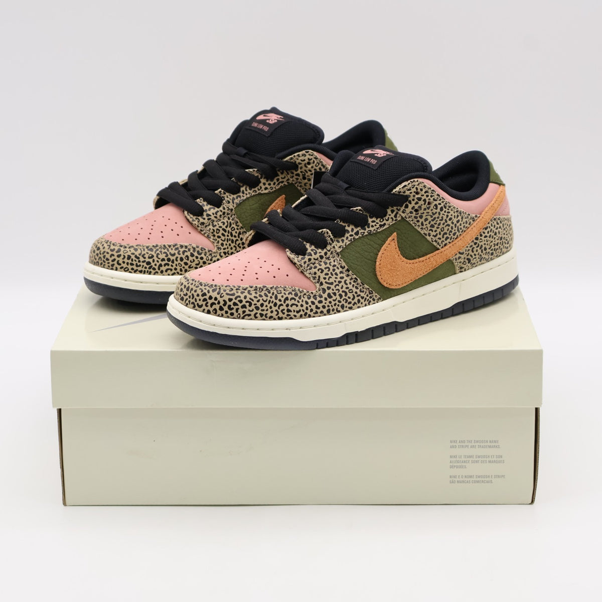 IH3211-200 Arts Rec Nike SB Dunk Low Pro Rust Pink and Rough Green (Men's)