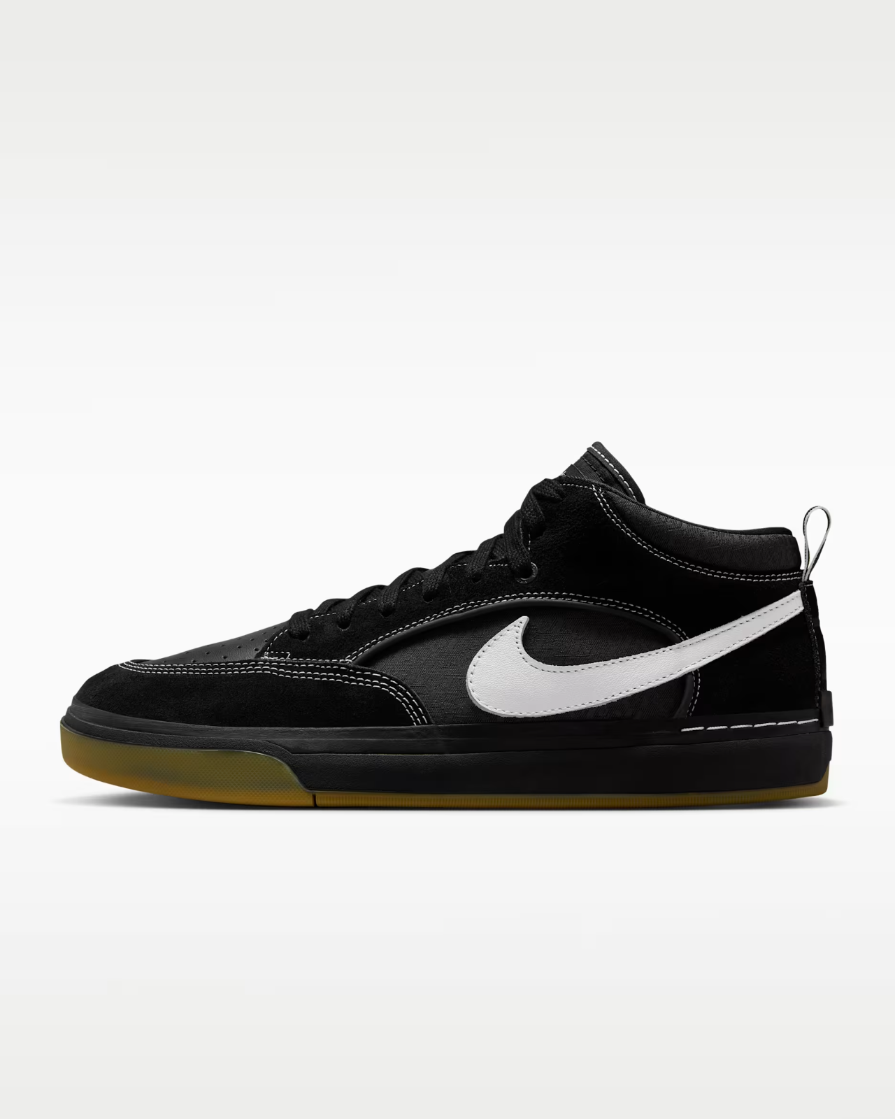 DX4361-005 Nike SB React Leo "Black/Gum" (Men's)