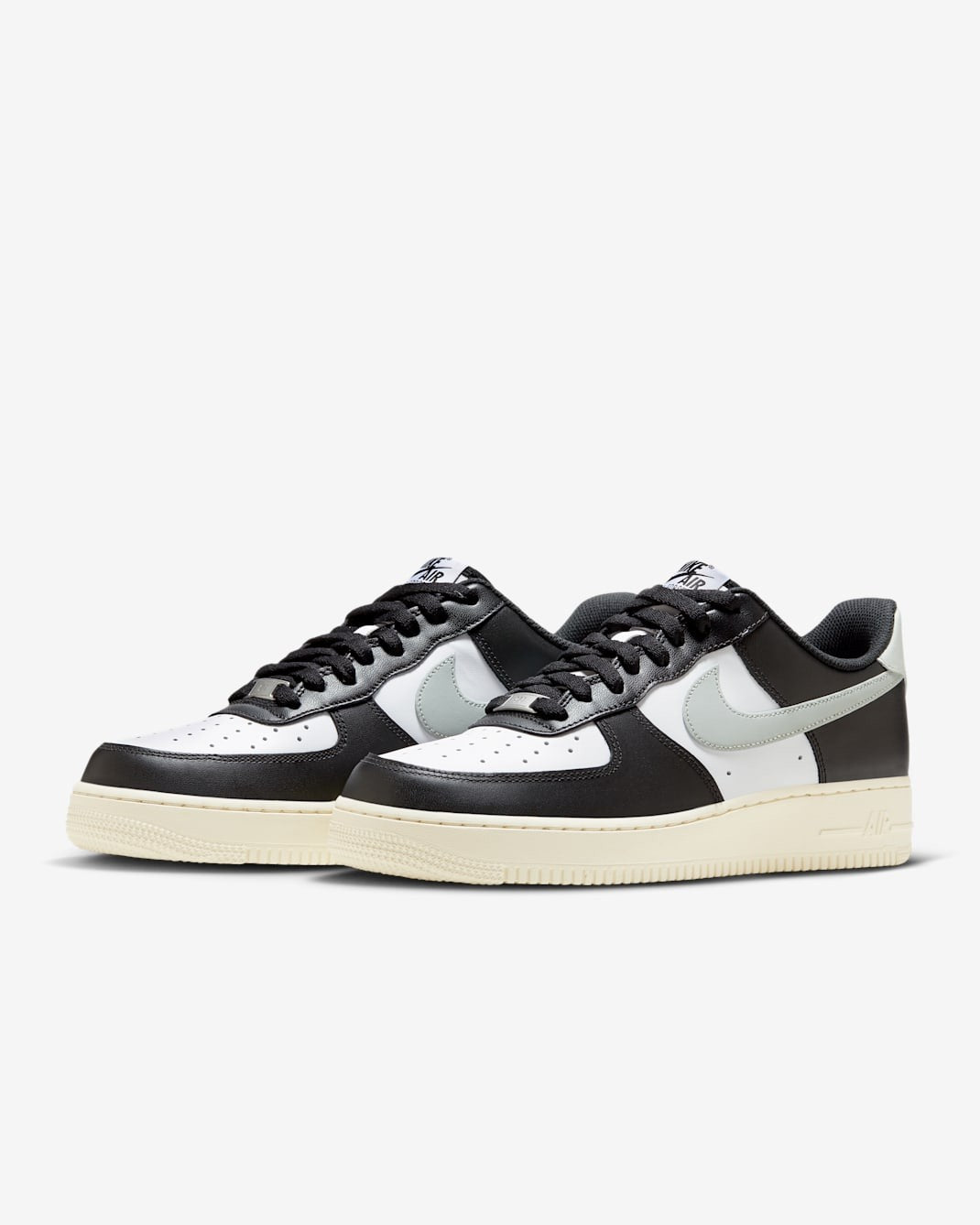 FQ6848-101 Nike Air Force 1 '07 White Coconut Milk Black Light Silver (Men's)