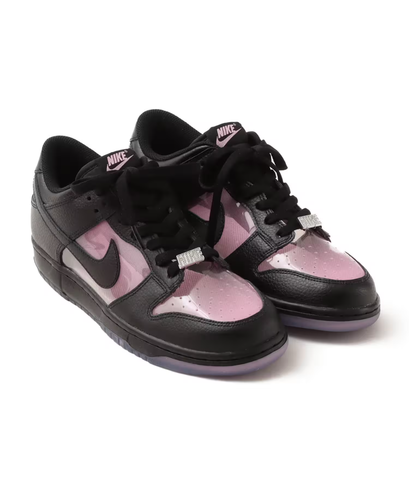 IM3077-600 Nike Dunk Low Black Pink Rise (Men's)