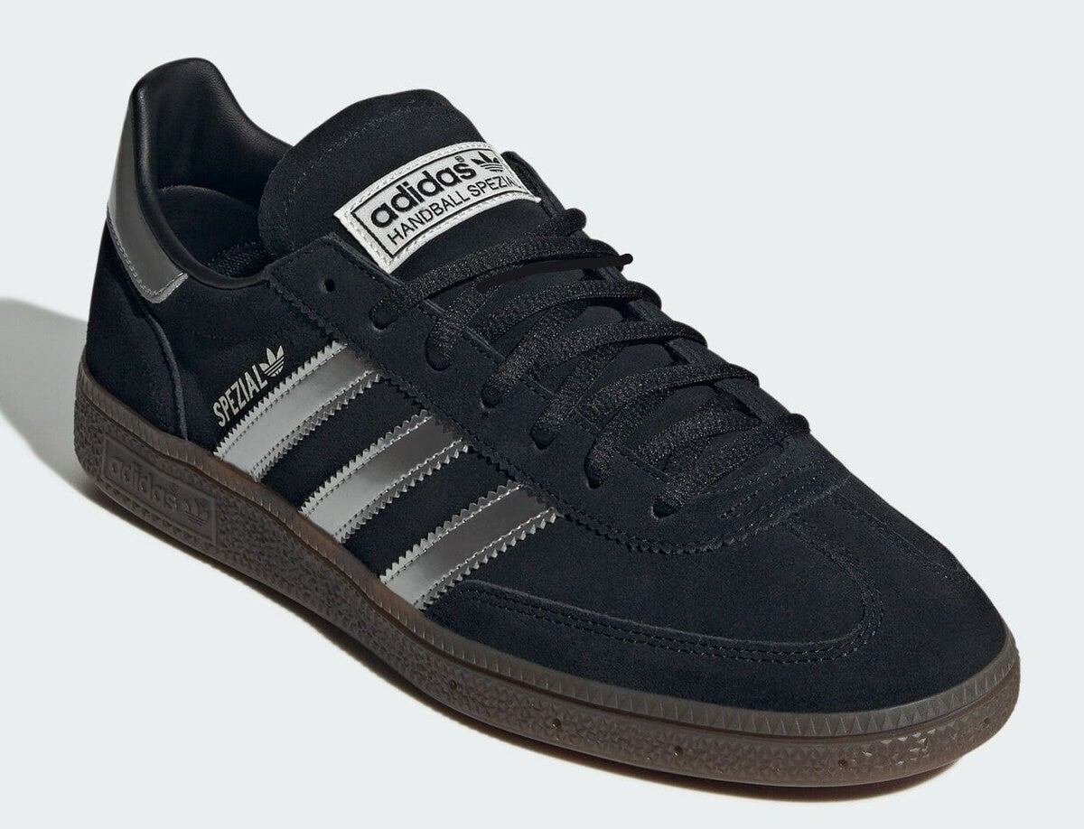 JP5356 adidas Originals Handball Spezial Core Black Silver Metallic Gum5 (Men's)