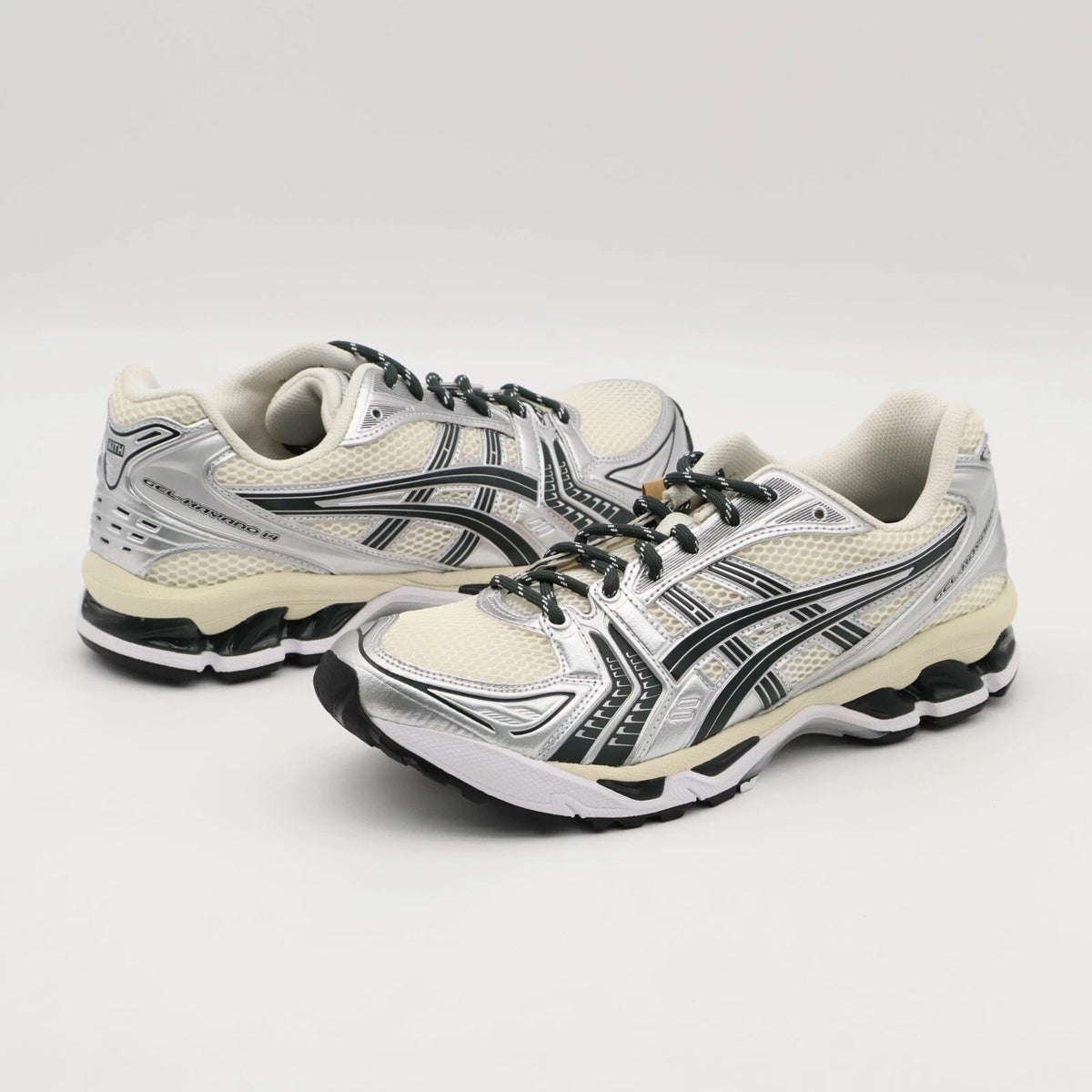 1203A566-100 KITH Asics Vintage Tech Gel-Kayano 14 Cream Scarab (Men's)