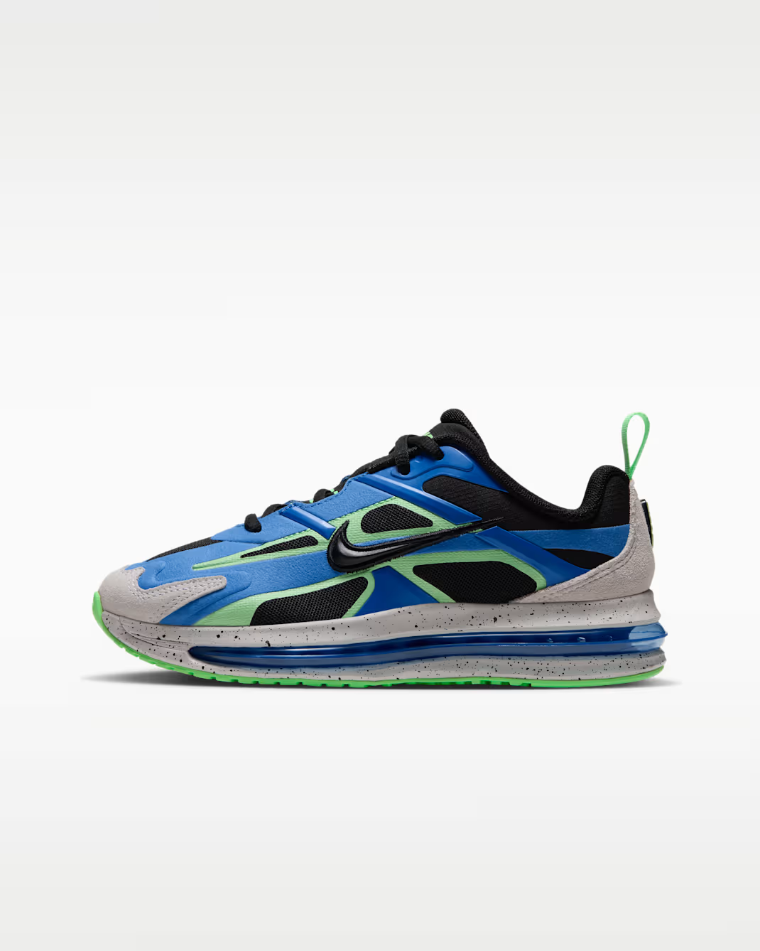 IW4936-003 Nike GS Air Max Metro "Black/Light Photo Blue/Illusion Green/Black"