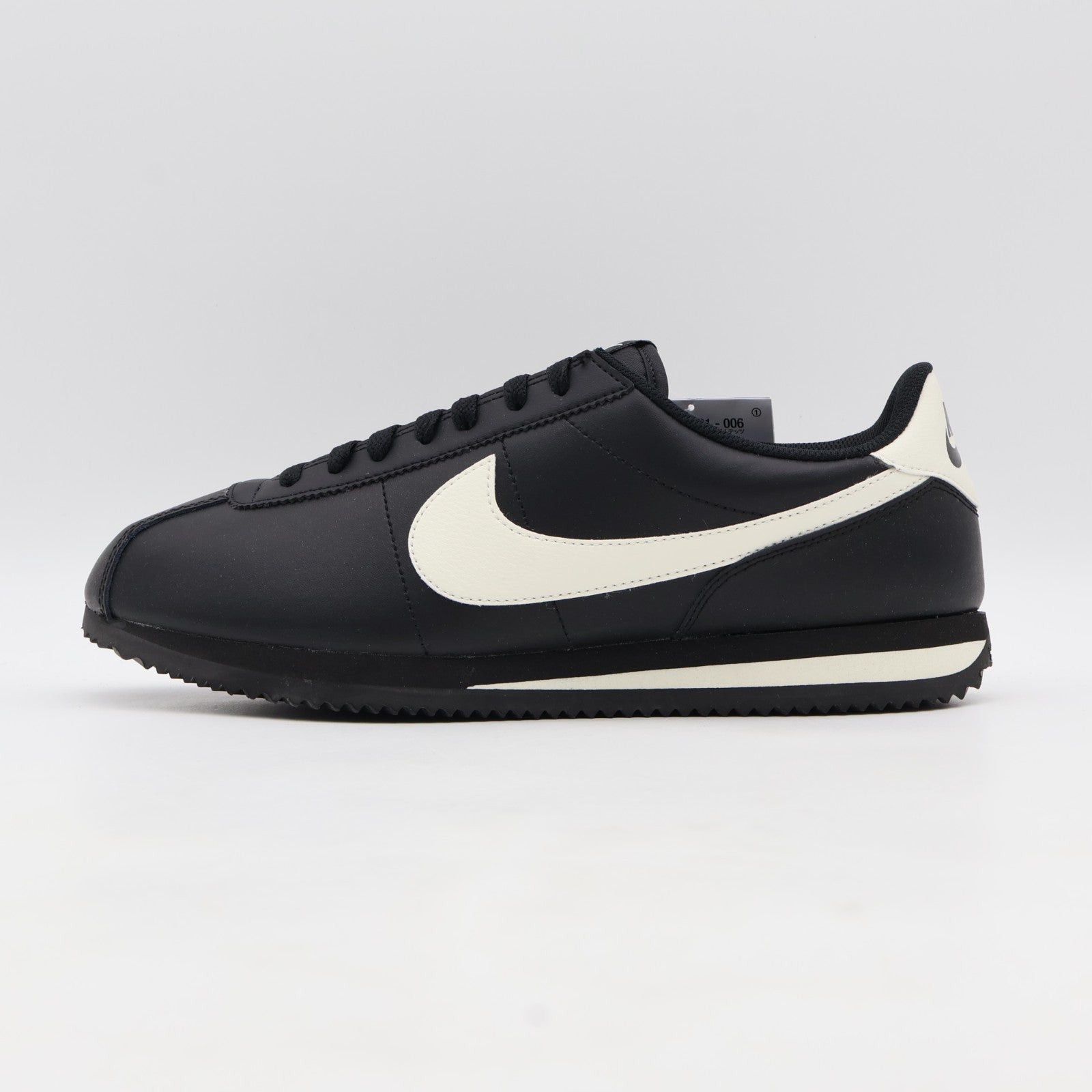 DN1791-006 Nike Cortez Leather Black Pale Ivory (Women's)
