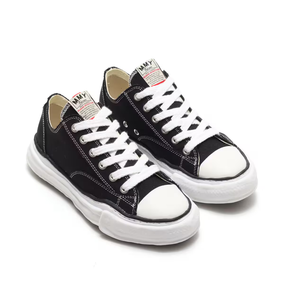 A01FW702-black Maison MIHARA YASUHIRO PETERSON Original Sole Canvas Low (Men's)