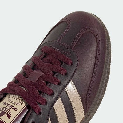 IF7004 adidas Originals Samba OG Maroon Crystal Sand Gold Metallic (Women's)