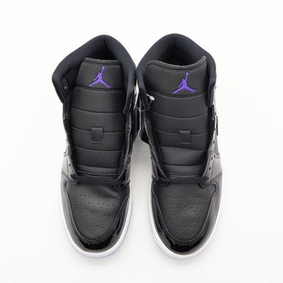 DV1308-004 Nike Air Jordan 1 Mid Space Jam Black Dark Concord White (Men's)