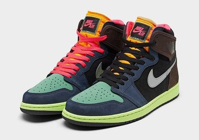 555088-201 Nike Air Jordan 1 High OG Baroque Brown Tokyo Bio Hack (Men's)