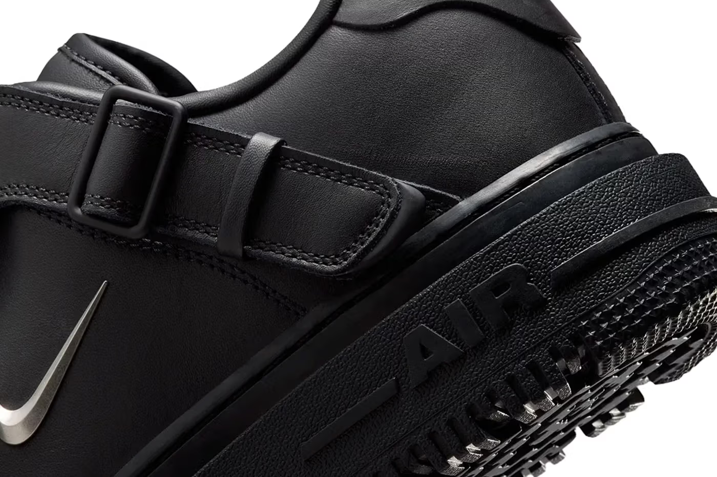 JA3822-010 Nike Air Force 1 Low Luxe "Black" (Unisex)