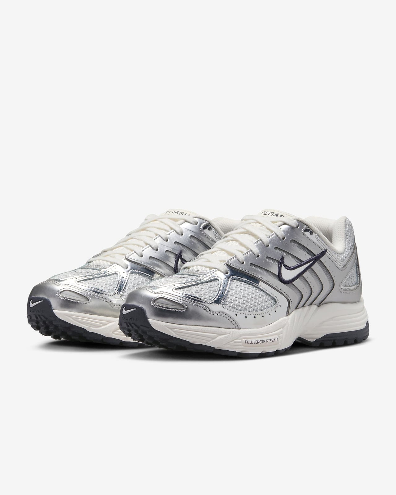 HJ7310-025 Nike Air Pegasus 2K5 Metallic Silver and Photon Dust (Women's)