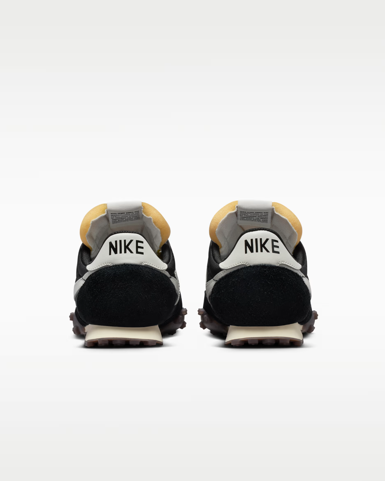 IM8658-103 Nike Waffle Racer BLACK/SAIL-COCONUT MILK-GUM DARK BROWN (Men's)