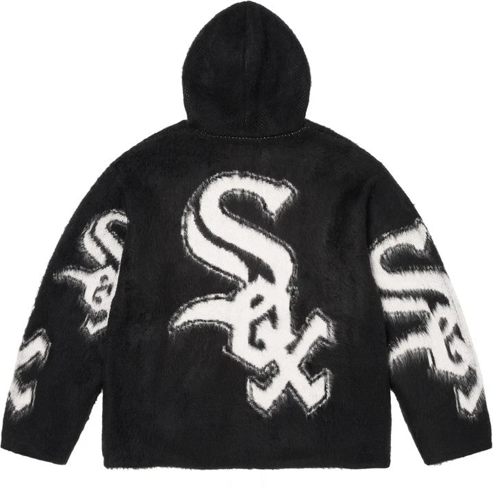 Supreme Chicago White Sox Zip Up Hooded Sweater Black