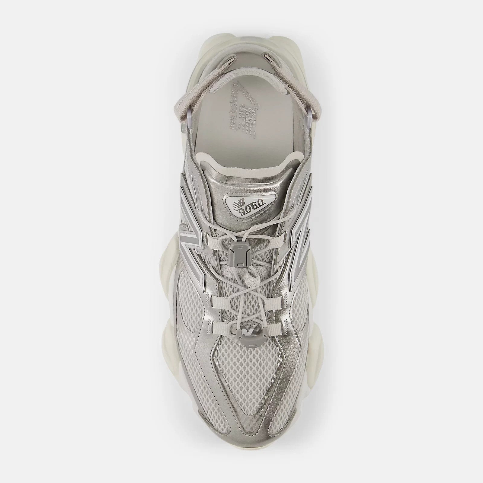 U90605FL New Balance 9060 "Silver Metallic/Sea Salt"