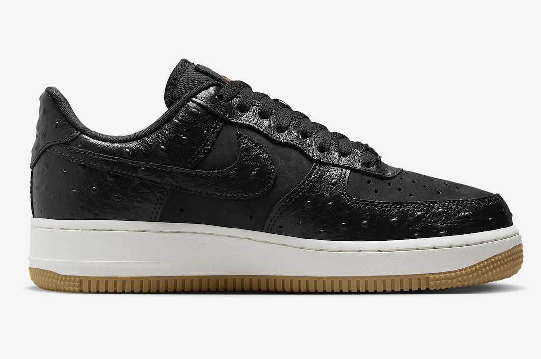 DZ2708-002 Nike Air Force 1 Low Black Ostrich (Women's)