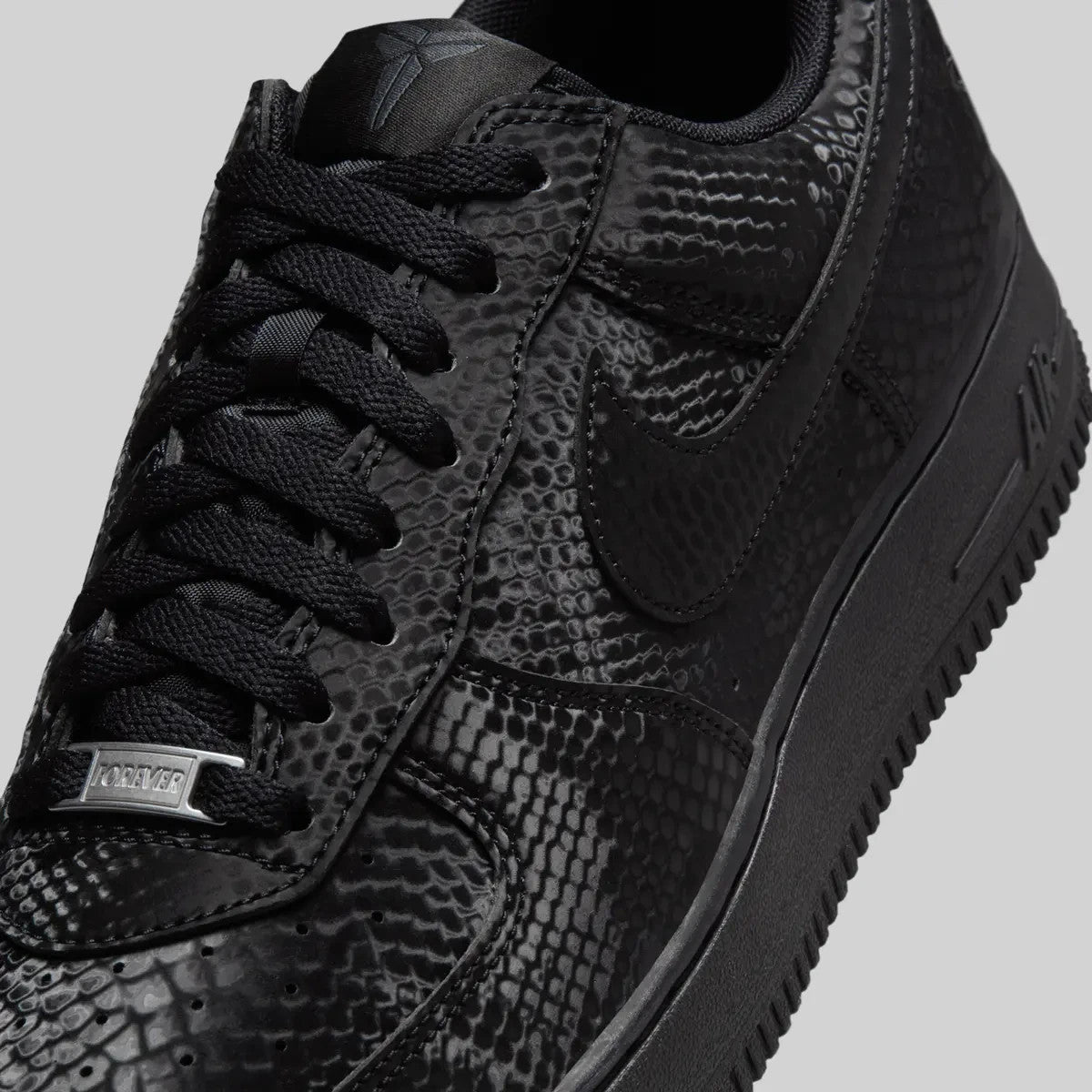 IB0018-003 Kobe Bryant Ã Nike Air Force 1 Low Triple Black (Men's)