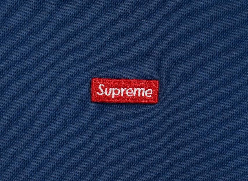 Supreme Small Box L/S Tee Navy (25SS)