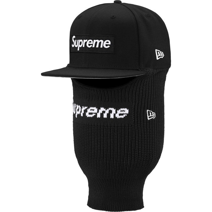 Supreme Box Logo New Era Balaclava Black