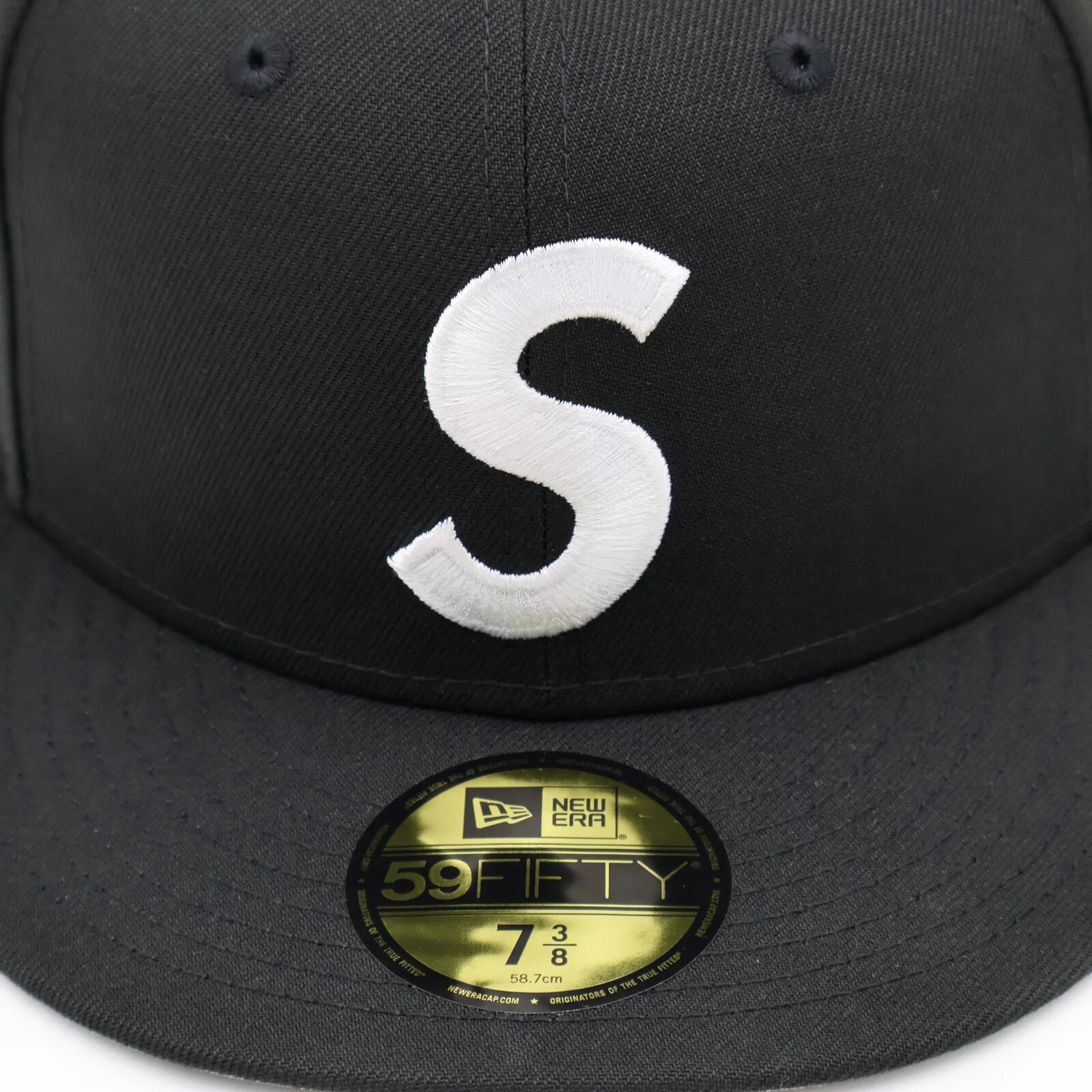 Supreme Screw Ball S Logo New Era Black