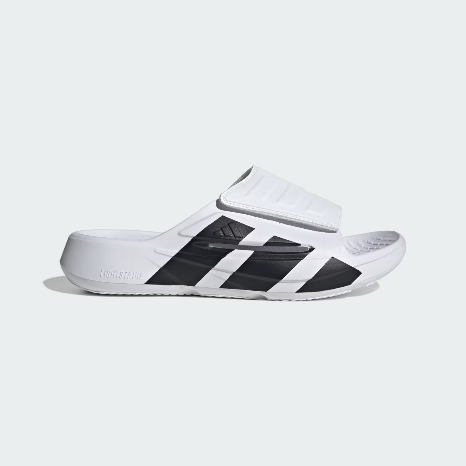 JS3584 adidas Lightblaze Slide Cloud White/Core Black (Men's)