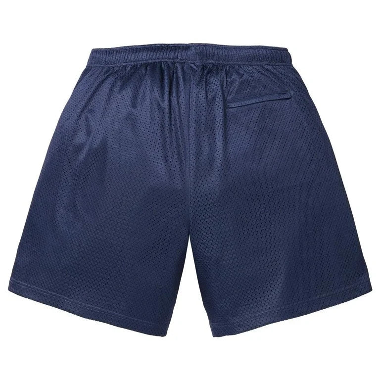 Supreme Rhinestone Mesh Short Navy
