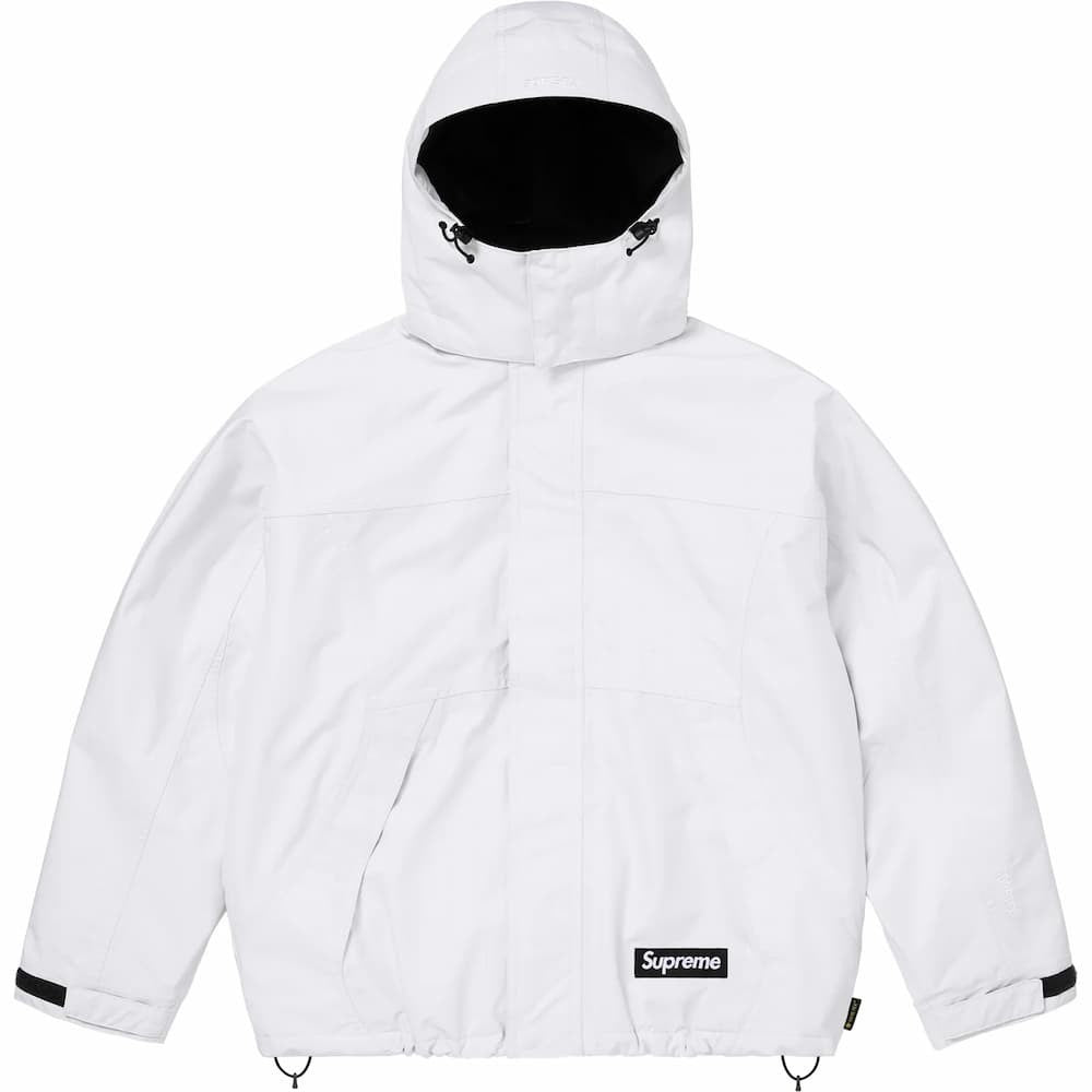 Supreme AOI Gore Tex Hooded Jacket White