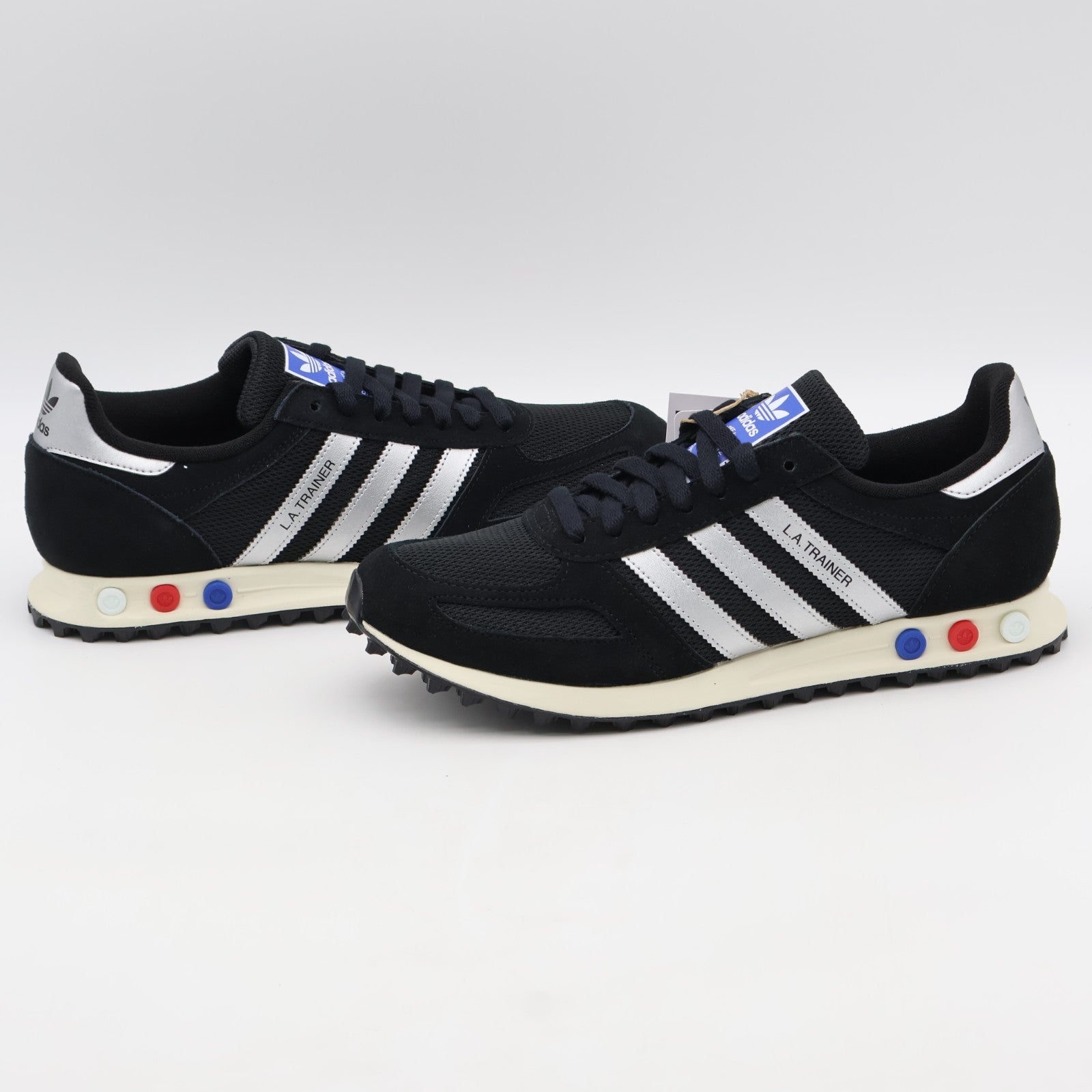 KJ4381 adidas LA Trainer OG Core Black Silver Metallic (Men's)