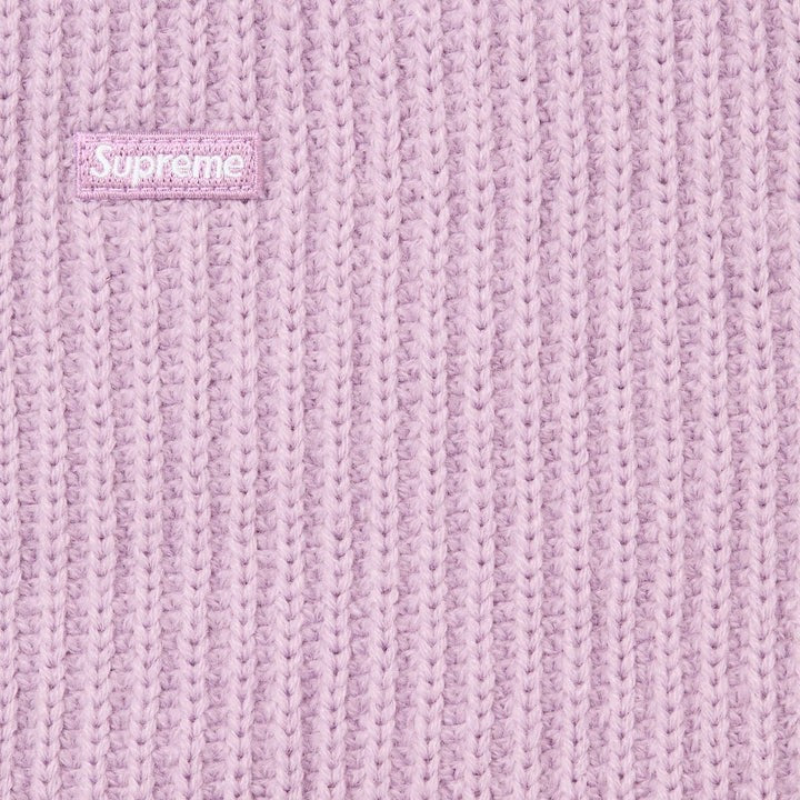 Supreme Small Box Polo Sweater Lavender