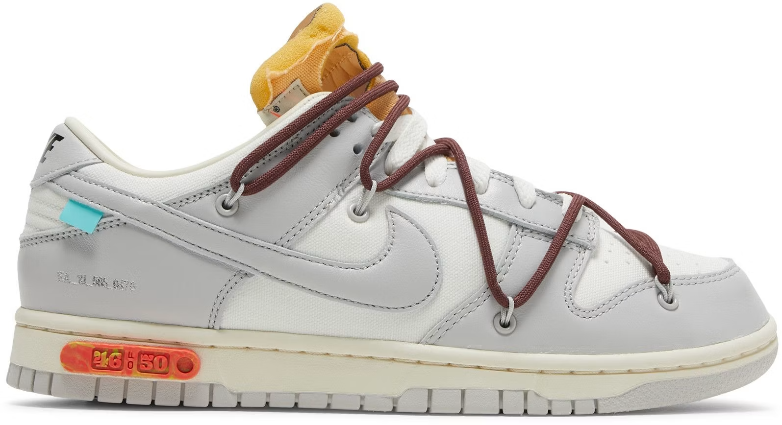 DM1602-102 Off-White Ã Nike Dunk Low 1 of 50 "Lot.46" (Men's)