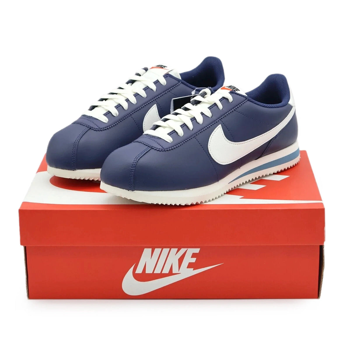 DM4044-400 Nike Cortez Midnight Navy Sail Noise Aqua Blue White (Men's)
