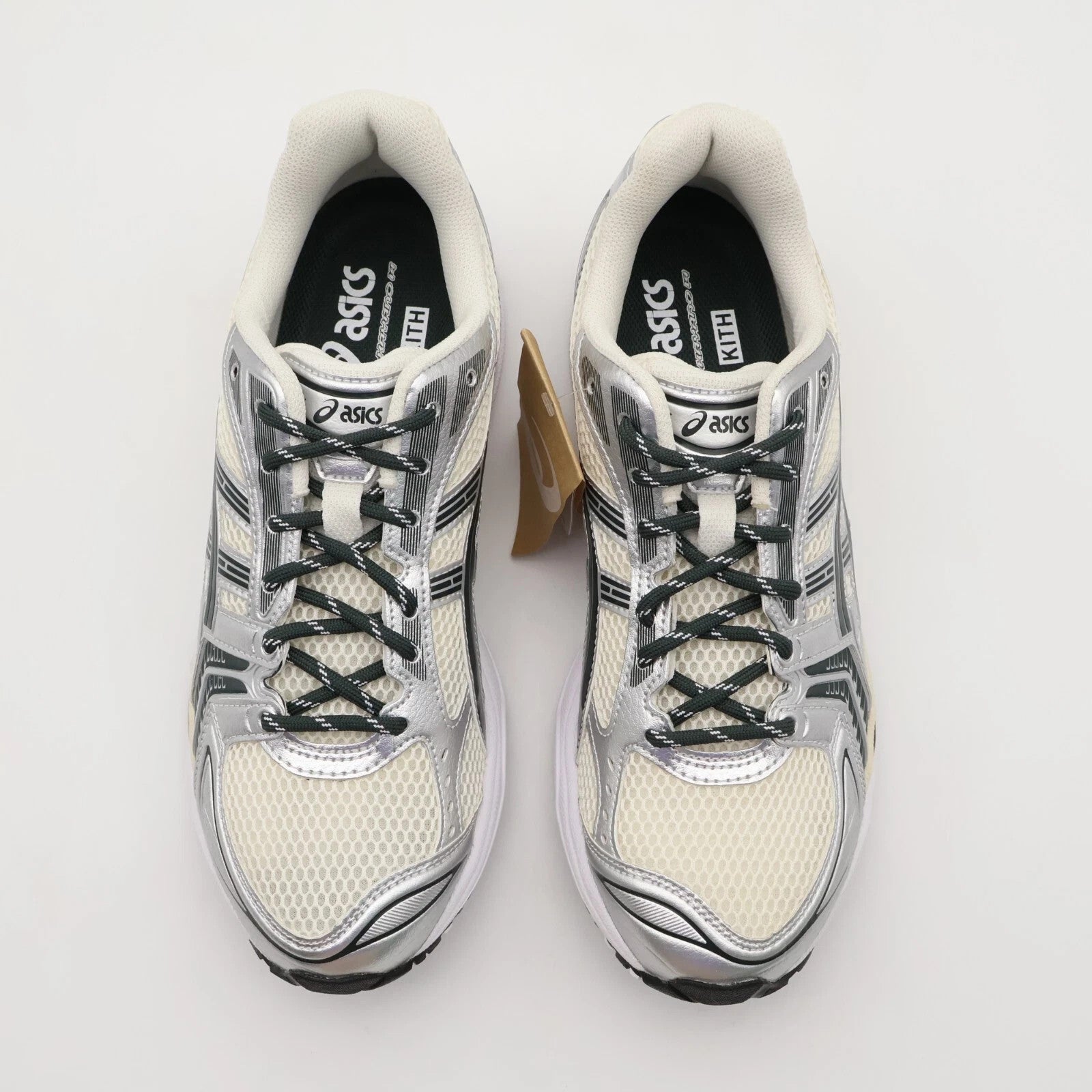 1203A566-100 KITH Asics Vintage Tech Gel-Kayano 14 Cream Scarab (Men's)