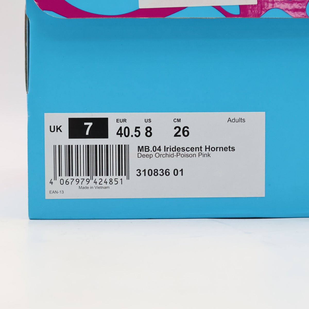 310836-01 Puma MB04 Iridescent Hornets Deep Orchid Poison Pink (Men's)