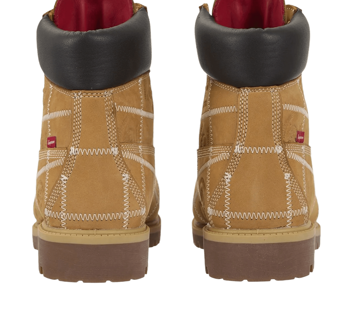 TB0A5TBZ754 Supreme Timberland Patchwork 6 Inch Premium Boot Wheat (Men's)