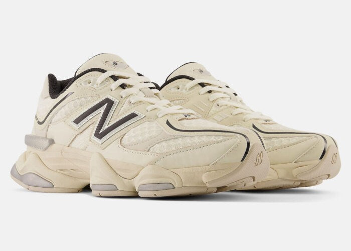 U9060DUA New Balance 9060 Turtledove Black Silver Metallic Ivory White (Men's)