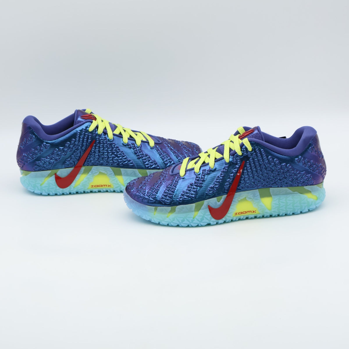 IH1099-400 Nike Ja 3 Uncle Phil EP Blue Chill Fire Red Citron Legend (Men's)