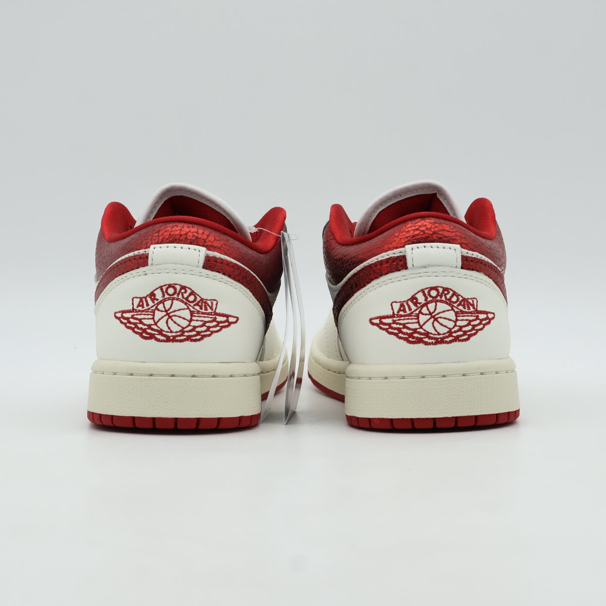 HJ9338-106 Nike  Air Jordan 1 Low SE Sail Team Red Varsity Red (Women's)