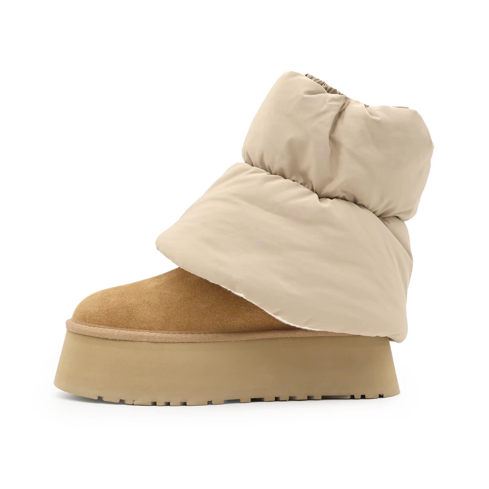 1158275-AHS UGG Women's Classic Mini Dipper Puffer Amphora Chestnut (Women's)