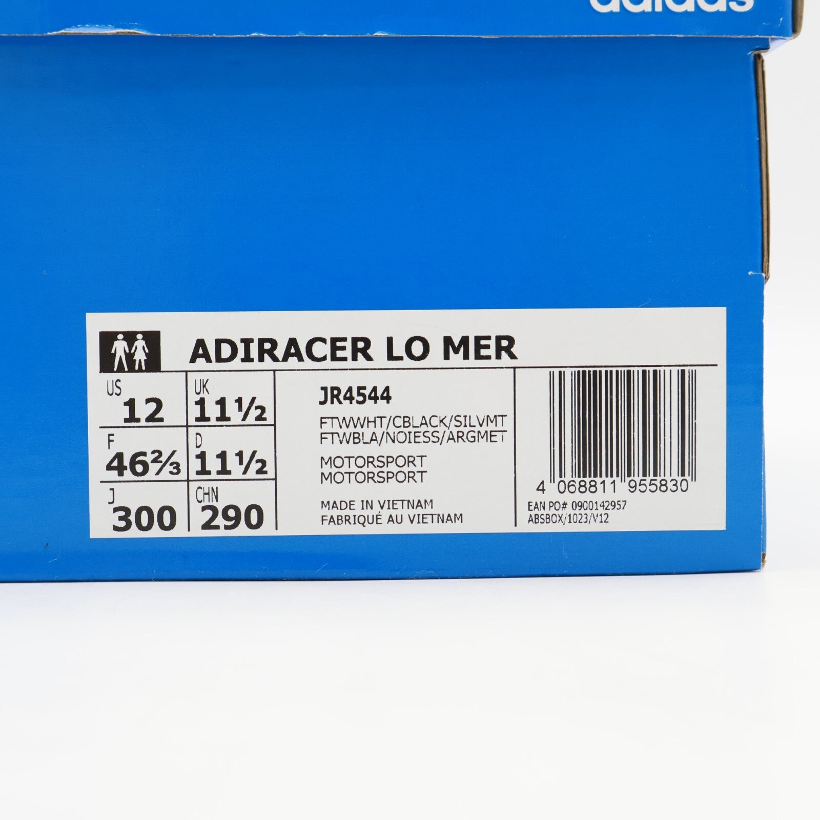 JR4544 Mercedes AMG PETRONAS F1 Team adidas Adiracer Lo Cloud White (Men's)