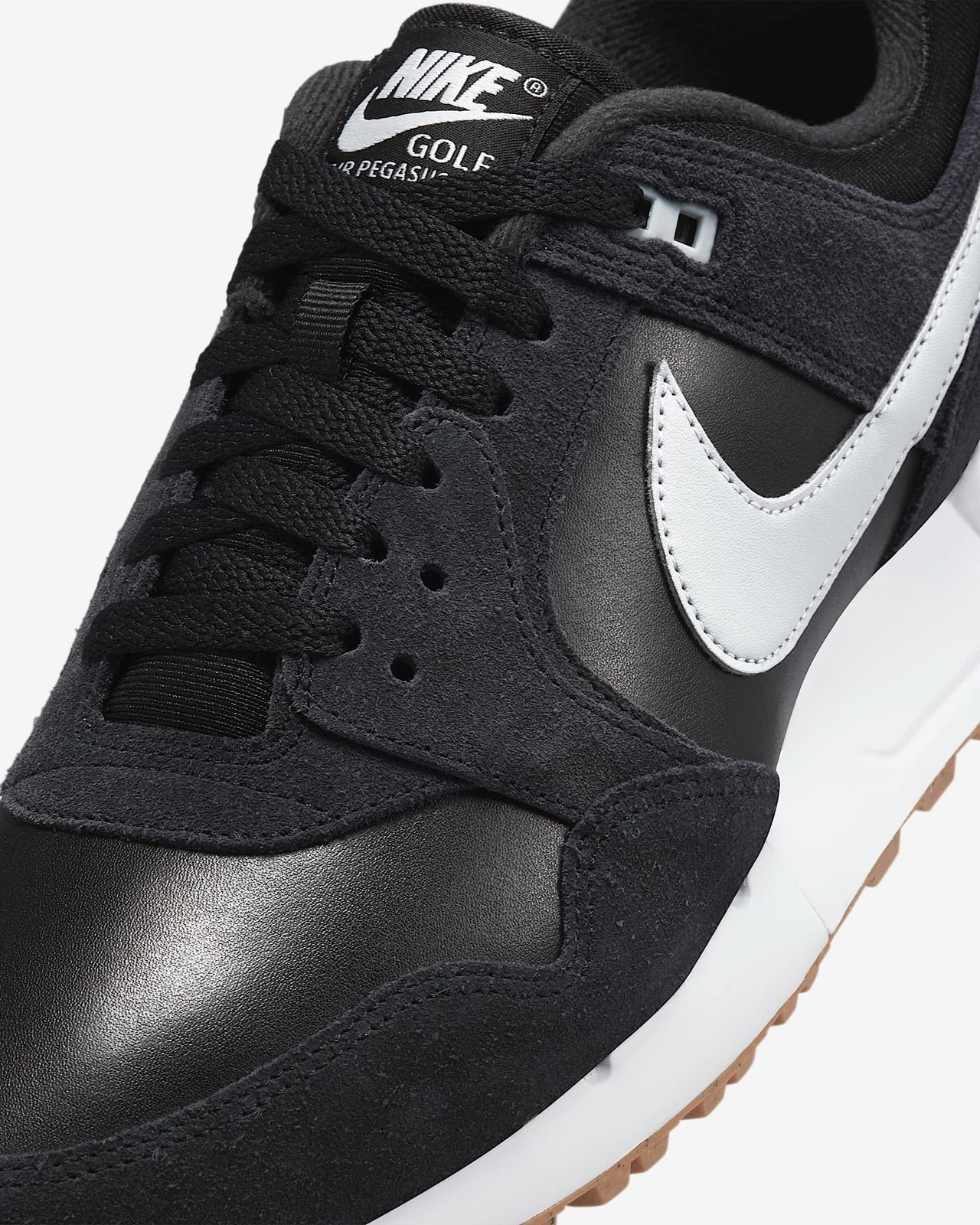 FJ2245-004 Nike Air Pegasus '89 G Black White Gum Medium Brown Wolf Grey (Men's)