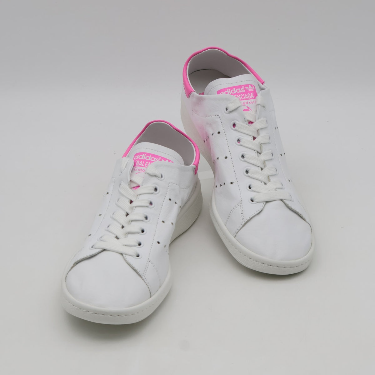 ID7566 BALENCIAGA Ã adidas Stan Smith "White/Pink Glow" (Women's)