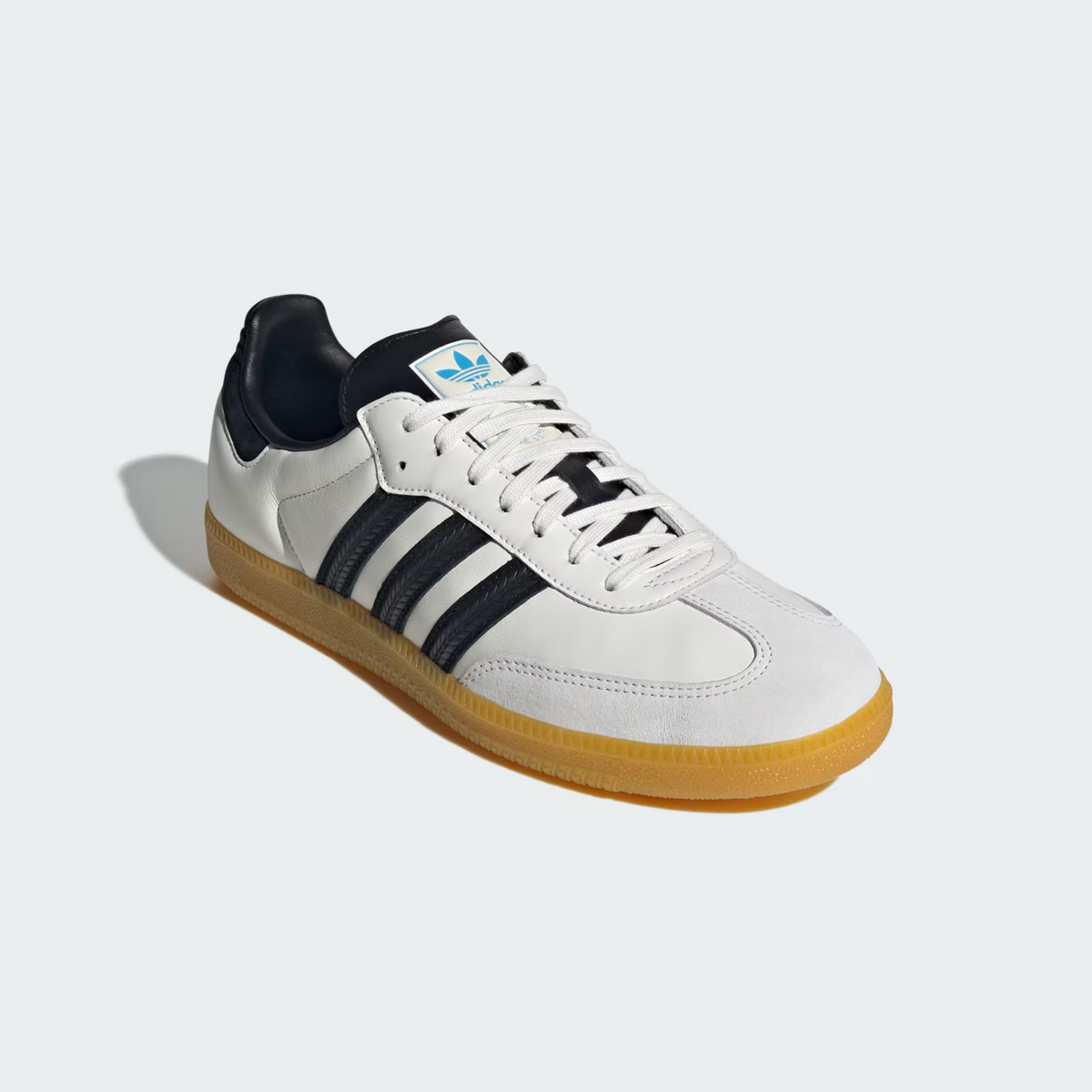 KJ1455 adidas Originals Samba OG Off White Core Black Preloved Yellow (Men's)