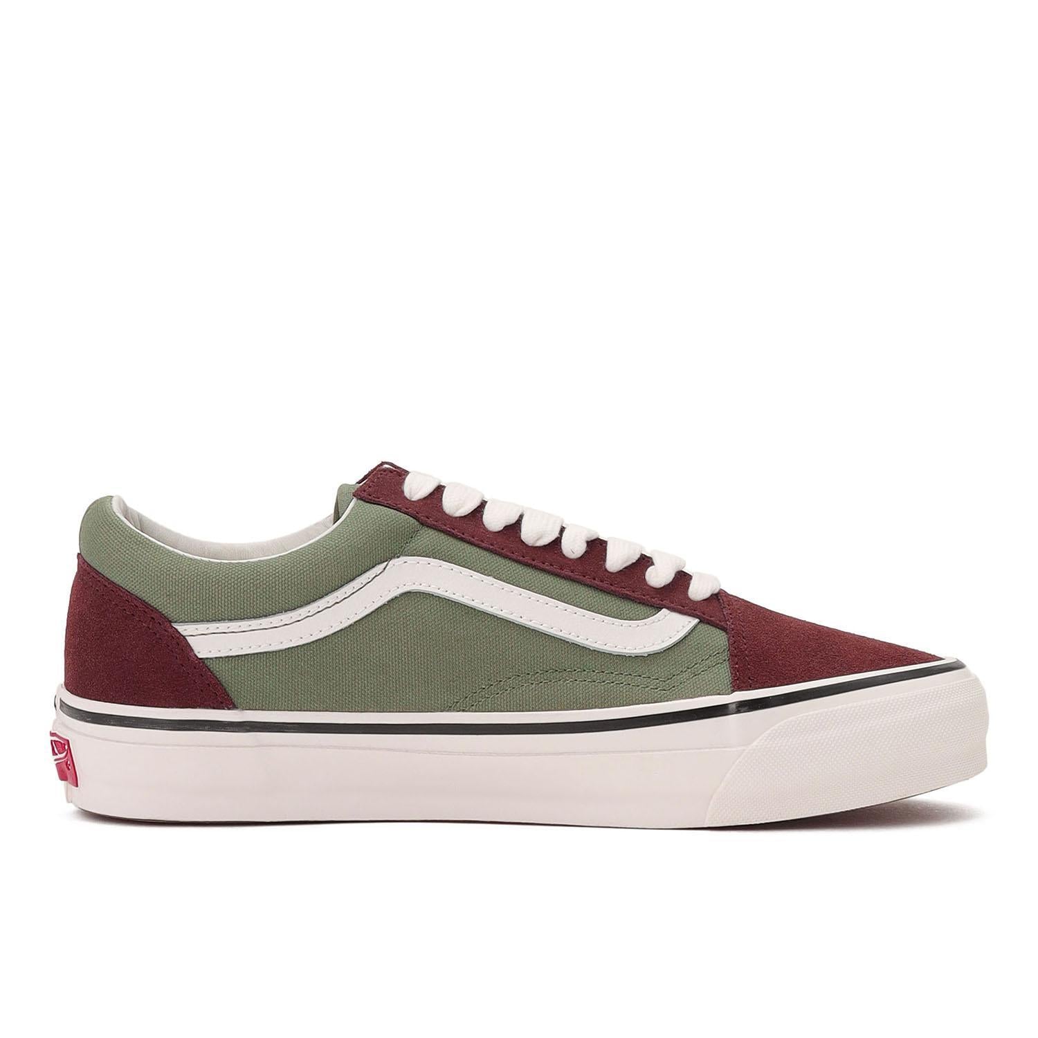 VN000D56BGS Vans Premium Old Skool Brown Green (Men's)