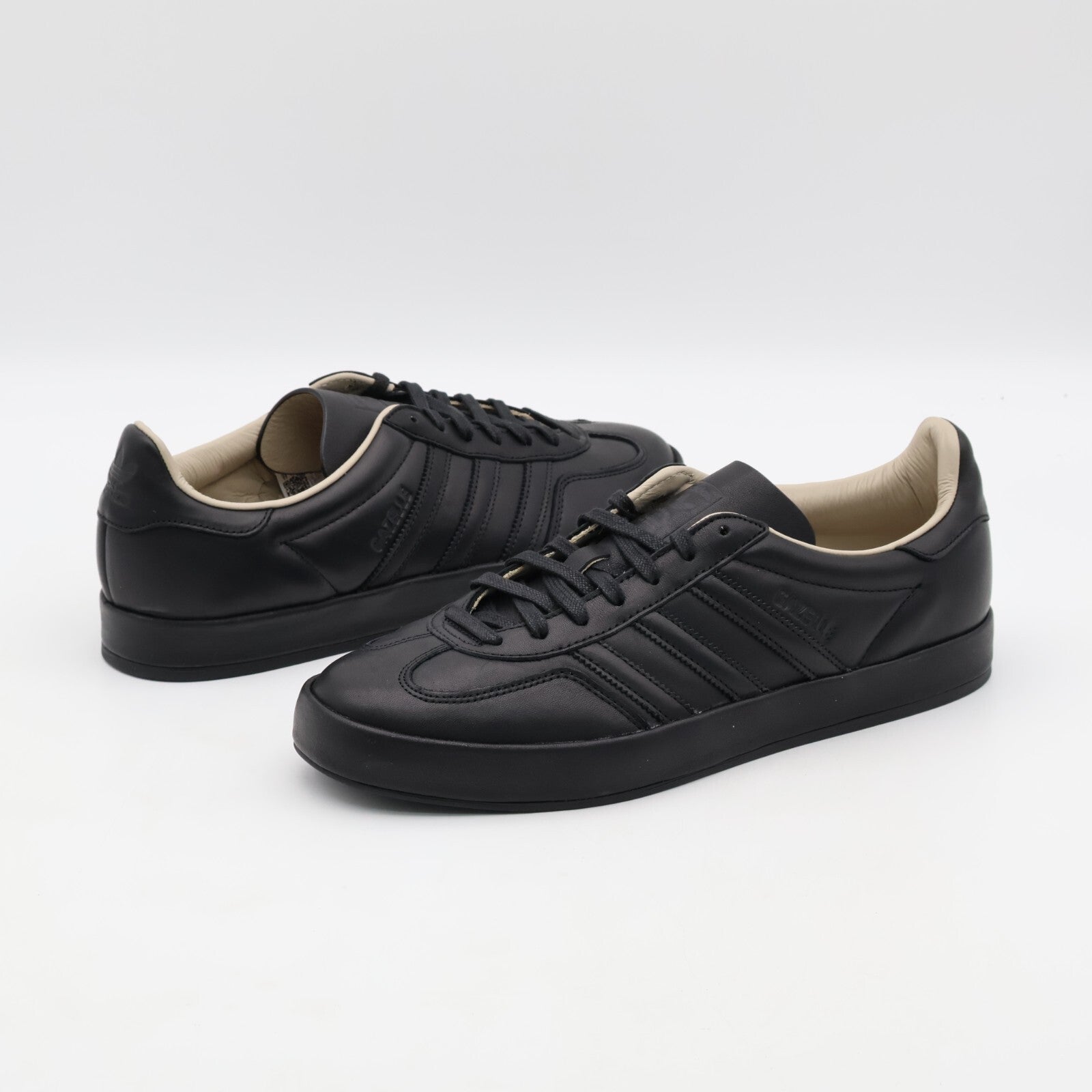 JH5415 adidas Originals Gazelle Indoor LUX Core Black Wonder Beige (Men's)