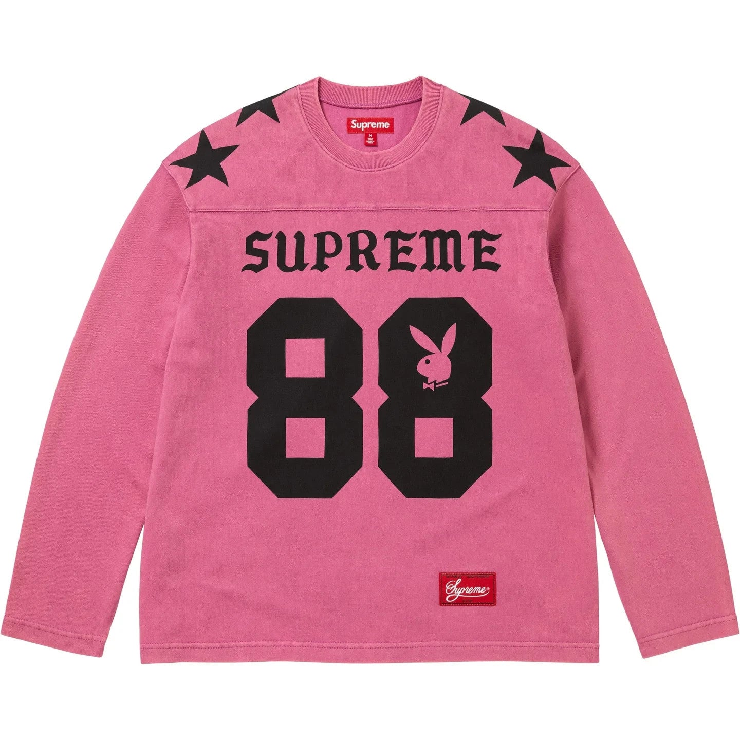Supreme x Playboy L/S Football Top Pink