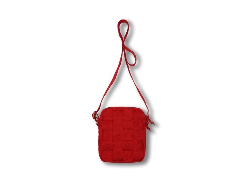 Supreme Woven Shoulder Bag Red (23SS)