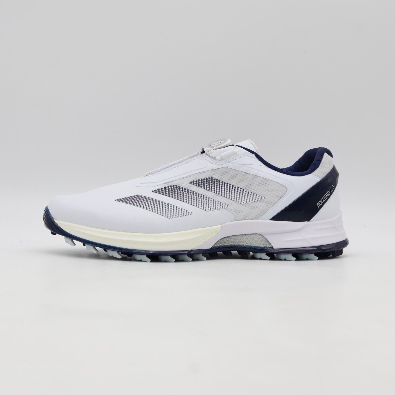 JS1767 adidas Adizero ZG Lo Boa Spikeless Golf Cloud White Night Indigo (Men's)